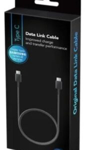 כבל מקורי Samsung USB-C ל-USB-C, טעינה מהירה 5A, שחור (יבואן סאני)
