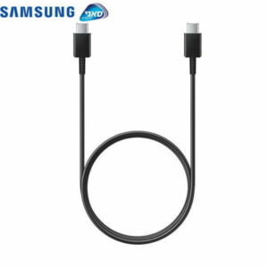 כבל מקורי Samsung USB-C ל-USB-C, טעינה מהירה 5A, שחור (יבואן סאני)